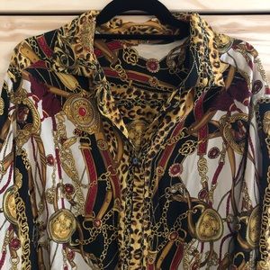 Ref vintage silk blouse